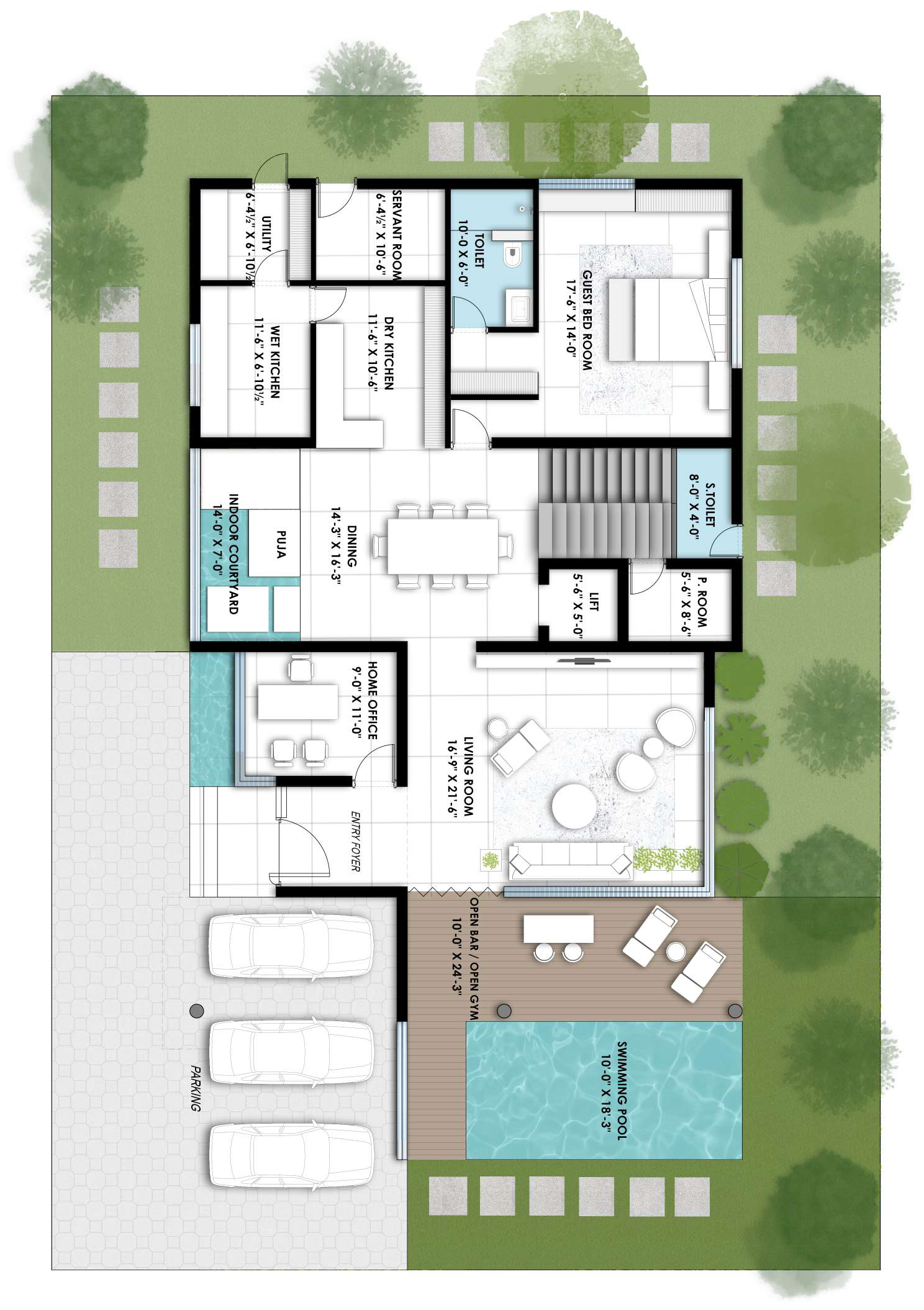 East Floorplan